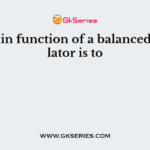 The main function of a balanced modulator is to