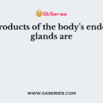 The products of the body's endocrine glands are