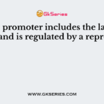 The tac promoter includes the lac operator and is regulated by a repressor
