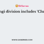 This fungi division includes ‘Club fungi’