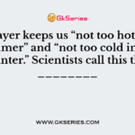 This layer keeps us “not too hot in the summer” and “not too cold in the winter.” Scientists call this the ________