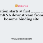 Translation starts at first _____ codon in the mRNA downstream from the ribosome binding site