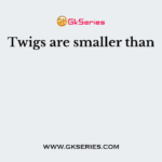Twigs are smaller than