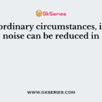 Under ordinary circumstances, impulse noise can be reduced in