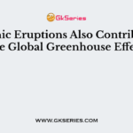 Volcanic Eruptions Also Contribute to the Global Greenhouse Effect