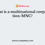 What is a multinational corporation-MNC?