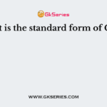 What is the standard form of GCD?