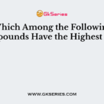 Which Among the Following Compounds Have the Highest Gwp?