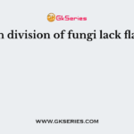 Which division of fungi lack flagella?