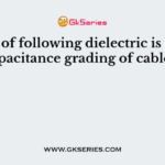 Which of following dielectric is used in capacitance grading of cables?