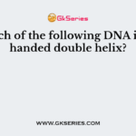 Which of the following DNA is left handed double helix?