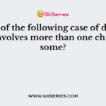 Which of the following case of duplication involves more than one chromosome?