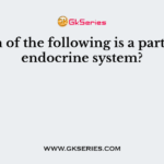 Which of the following is a part of the endocrine system?