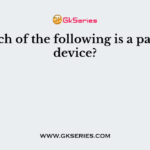 Which of the following is a passive device?