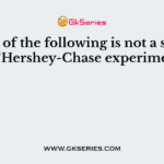 Which of the following is not a stage in the “Hershey-Chase experiment”