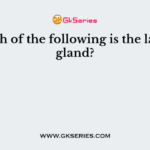 Which of the following is the largest gland?