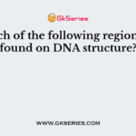 Which of the following regions are found on DNA structure?