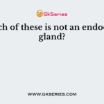 Which of these is not an endocrine gland?