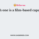 Which one is a film-based capacitor?