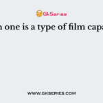 Which one is a type of film capacitor?