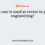 Which one is used as vector in genetic engineering?