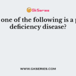 Which one of the following is a protein deficiency disease?