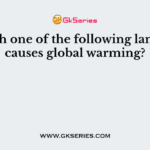 Which one of the following land use causes global warming?