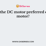 Why is the DC motor preferred over AC motor?
