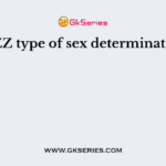 ZO-ZZ type of sex determination is