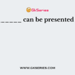 __________ can be presented by face