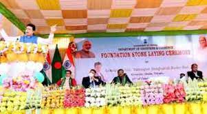 Foundation stone laid for new border haat on Bangladesh-India border