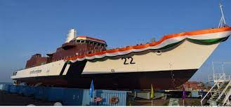 India’s Goa Shipyard Ltd delivered the 5th vessel ICGS ‘Saksham’