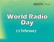 World Radio Day celebrated on 13 February