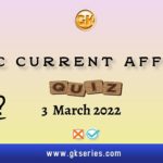 UPSC Daily Current Affairs Quiz