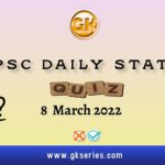 UPSC Daily Static Quiz