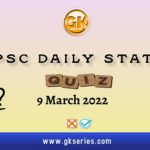 UPSC Daily Static Quiz