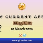 Daily Current Affairs Quiz