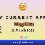 Daily Current Affairs Quiz