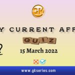 Daily Current Affairs Quiz