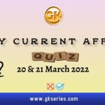 Daily Current Affairs Quiz