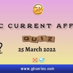 UPSC Daily Current Affairs Quiz