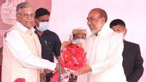 N Biren Singh takes oath as Chief Minister of Manipur for a second five-year term