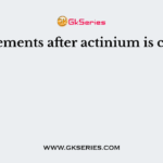 14 elements after actinium is called