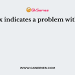 A 6xx indicates a problem with the