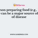 A person preparing food