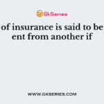 A plan of insurance is said to be different from another if