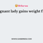 A pregnant lady gains weight from–