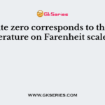 Absolute zero corresponds to this temperature on Farenheit scale ?