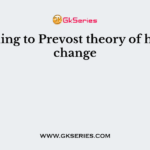 According to Prevost theory of heat exchange
