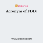 Acronym of FDD?